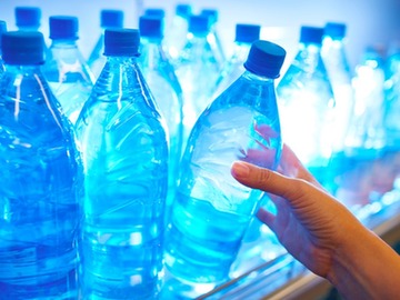 bottles of water