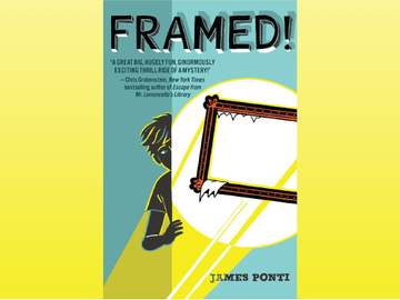 framed book cover
