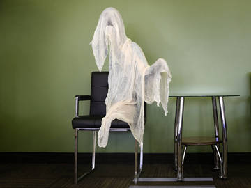 ghost in waiting room
