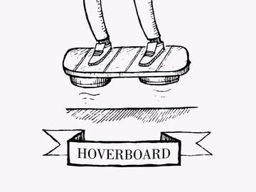 hoverboard illustration