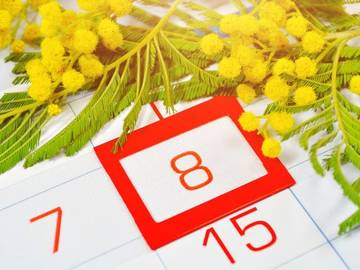 the words of the week march 8 2019 flowers and calendar image