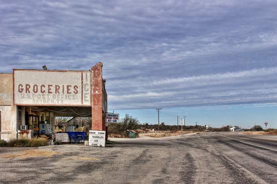 a store in the small west texas community of dryden