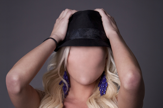 a woman without a face