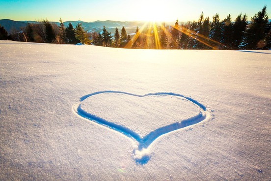 apricity heart in the sand warm sun