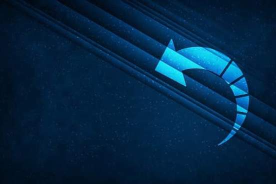arrow curving backward