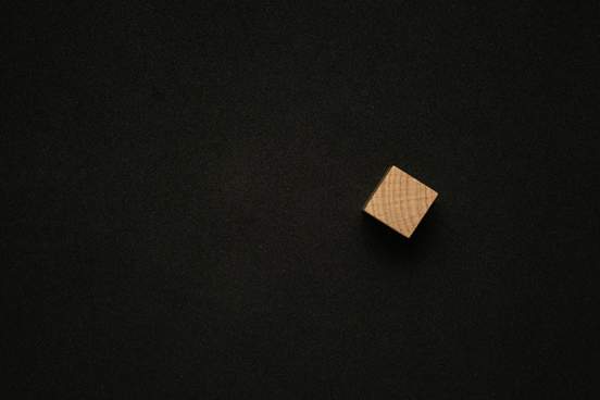 blank tile on black background