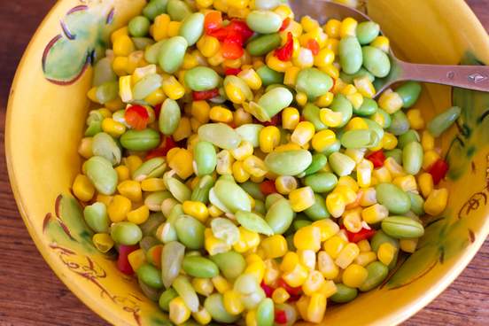 bowl of succotash