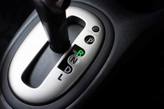 car gear shift in reverse