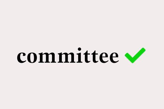 committee with green check mark