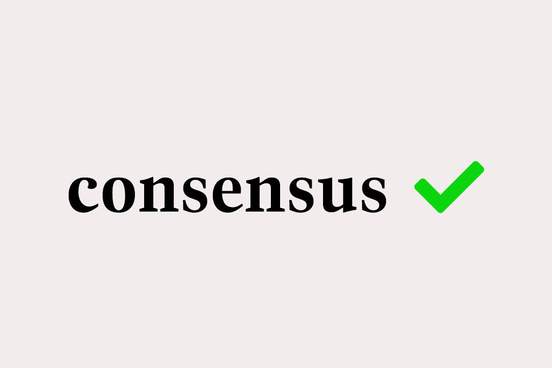 consensus with green check mark