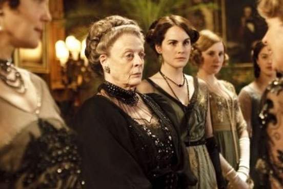 dowager downton abbey dame maggie smith