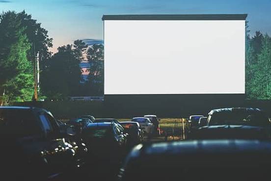 drive in movie screen