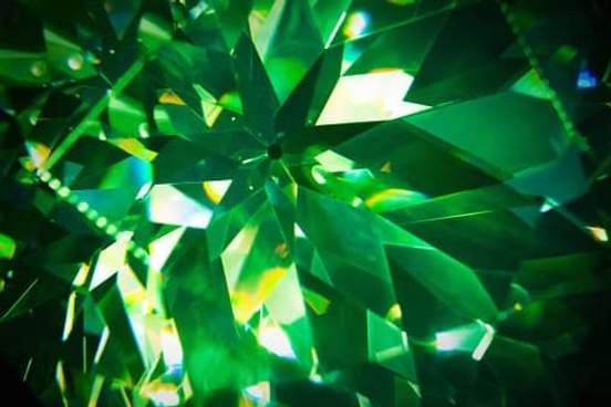 emerald close up