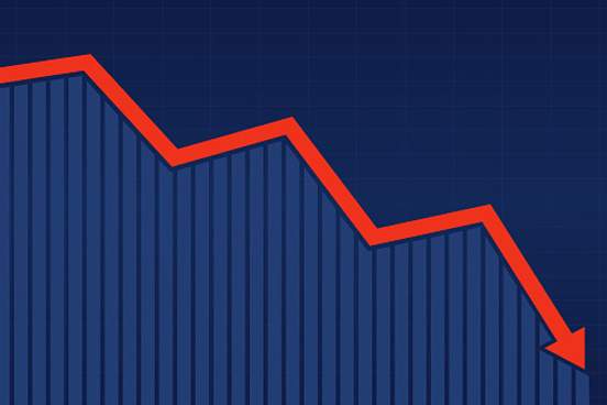 graph trending downward