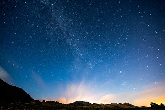 group of stars in the night sky