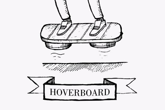 hoverboard illustration