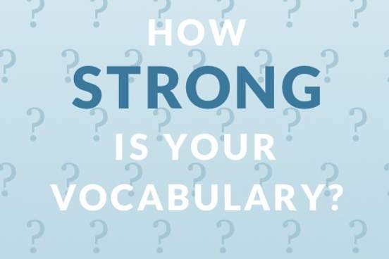 how strong is your vocab