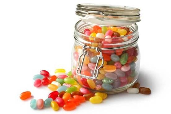 jar of jelly beans
