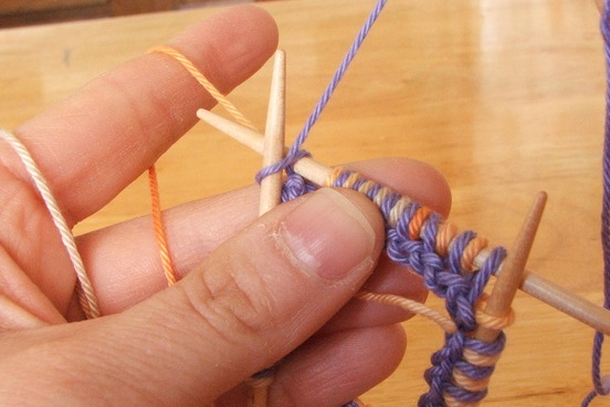 knit stitch in colorwork