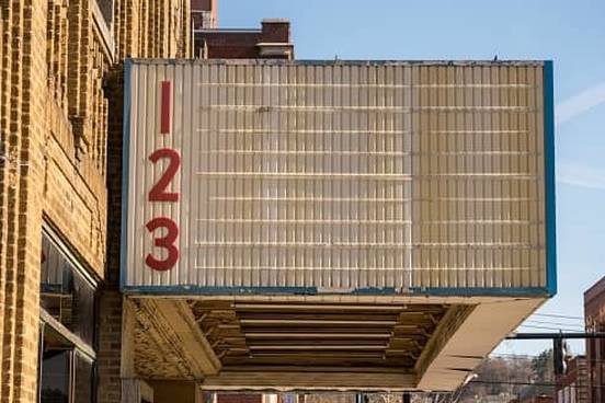 movie theater marquee