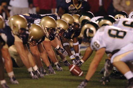 navy csu rams line of scrimmage