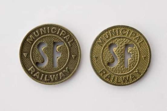 old subway tokens