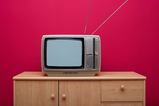 old tv photo
