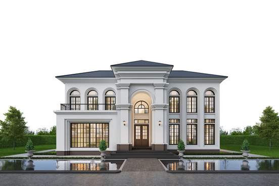 ostentatious mansion