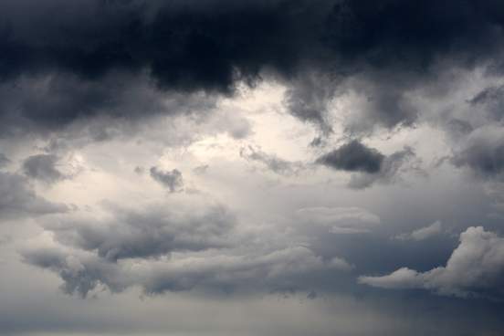 overcast skies