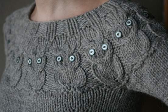 owls yoke sweater