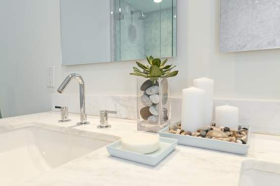 photo of refined looking bathroom