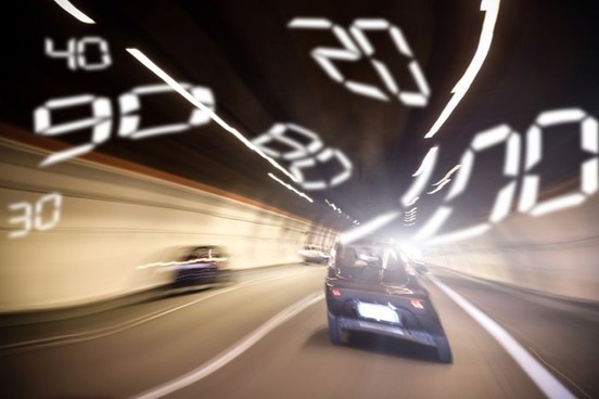 reckless fast driving photo