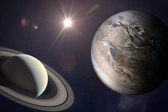 saturn and jupiter