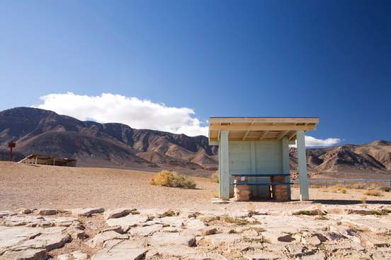 shade ramada overlooking little colorado river gorge