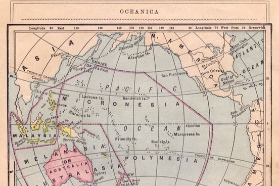 shanghai map of pacific ocean photo