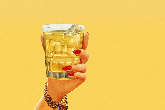 skoal hand raising a glass of liquor