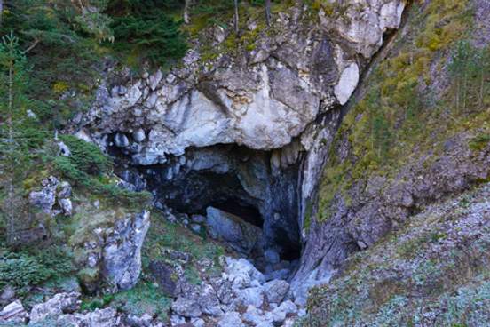 small cave entrance natural cave in kastamonu taskopru turkey