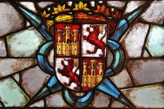 stained glass coat of arms photo misnomer