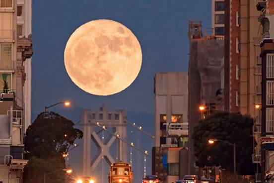 supermoon in san francisco