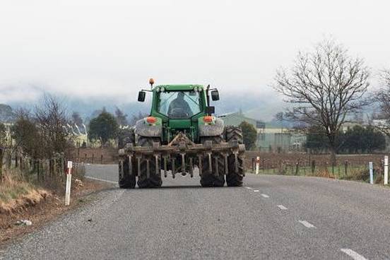 tractor-on-road