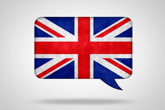 union jack speech bubble