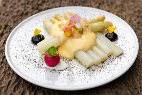 vegetables with mousseline