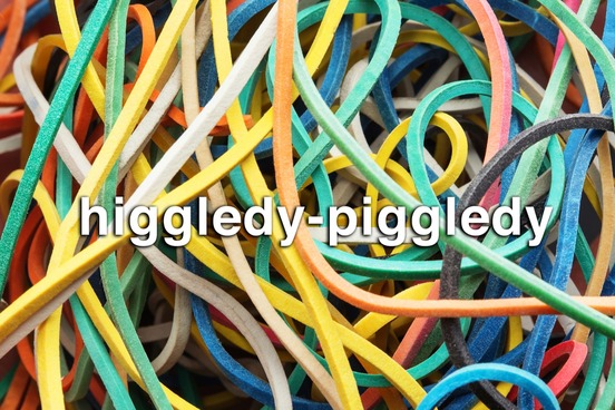 weird rhyming words higgledy piggledy