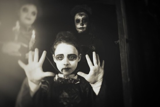 words for witches goety little girl creepy photo