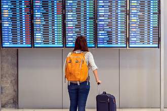 a-woman-departing-for-international-flight