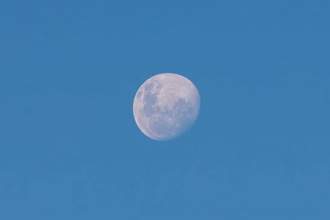 an almost full moon