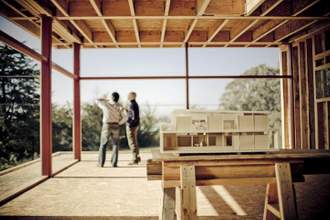 architects looking over a construction site