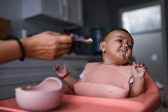 baby in high chair refuses to eat