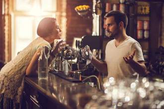 bartender refusing to serve a woman