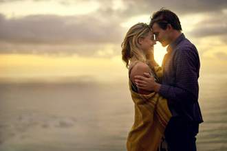 couple enraptured with eachother